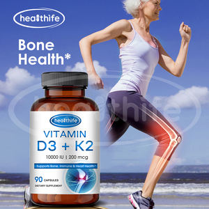 Suplemento para las Articulaciones y los Huesos 10000 UI 5000 UI Calcio Vegano Vitamina <span class=keywords><strong>D3</strong></span> y K2 Cápsulas - Product Image 4