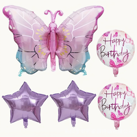 Ballons en Mylar en forme de chiffres FUNMOOD avec nœud papillon pour décorations d'anniversaire et de mariage, fournitures de fête