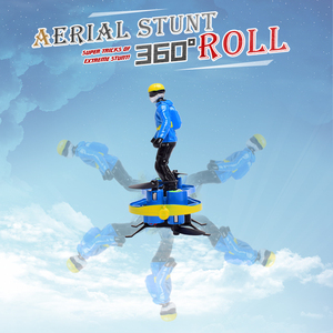 88RC <span class=keywords><strong>F5</strong></span> 3 en 1 Stunt Rc Drone juguete 2,4 GHz Control remoto Drone avión 360 rotación Rc Quadcopter Stunt paracaídas Min Drone Juguetes - Product Image 5