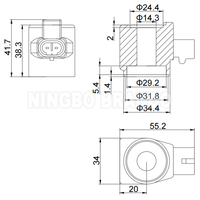 Bobina Solenoide BB14233517 para Reductor Secuencial de GLP/GNC/GNC para Automóvil, Kit de Reparación de Vaporizador, Piezas de Repuesto