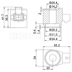 BB14233517 Bobine Xe LPG GPL CNG GNC Tuần Tự Chuyển Đổi Giảm <span class=keywords><strong>Vaporizer</strong></span> Phụ Tùng Sửa Chữa Kit Cuộn Dây Điện Từ - Product Image 2