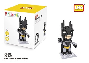 Meilleures ventes : Boîte de 14 styles de briques de construction éducatives Nano de 7,5 cm, thèmes Super-héros, Anpanman, Iron Spider, en plastique ABS, pour tous les âges - Product Image 5