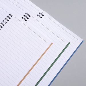 Wholesale A5 Promotion Custom School Corporate Meeting Paper Cover Notebook With Logo - Product Image 5