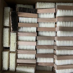 Factory Price Horsehair Sneaker Shoe Cleaning <b>Brush</b> Wood Suede Shoe <b>Brush</b> for Cleaning - Product Image 4