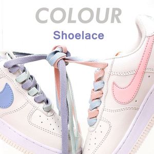 Cordones Clásicos de Poliéster FASTLACES SB-2 para Zapatillas AF1/ Cordones Deportivos Unisex Casuales Planos (4 Colores) - Product Image 1