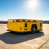 Chariot de transfert sans rail AGV, véhicule à guidage automatique, chariot à plateau alimenté par batterie, chariot électrique pour la manutention des matériaux en usine