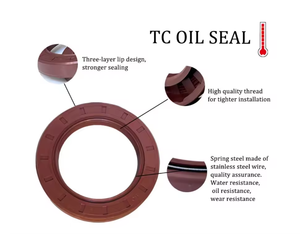 <span class=keywords><strong>Seal</strong></span> Oli Tipe TC Tahan Suhu Tinggi dengan Pegas dan Lip <span class=keywords><strong>Seal</strong></span> Ganda NBR FKM 13*27*7 - Product Image 6