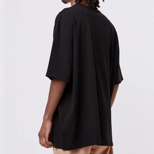 Camiseta de Lujo Lisa de Manga Corta al por Mayor, 100% Algodón, Oversize, Fabricante de Camisetas Personalizadas, Camiseta Lisa de Algodón Grueso para Hombre - Product Image 3