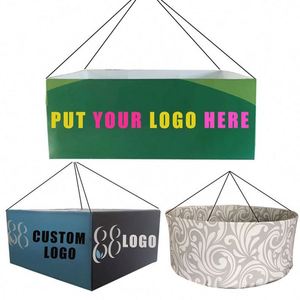 Bandera Colgante Personalizada para Techo, Promocional para Ferias y Exposiciones, Impresión Personalizada - Product Image 1