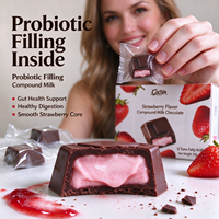 Bouchées de chocolat probiotiques aux ingrédients naturels et formule personnalisée pour enfants et adultes