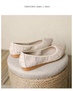 Nouveauté <span class=keywords><strong>Ballerine</strong></span> Chaussures confortables pointues décontractées élégantes et luxueuses pour les affaires Ballerines pour femmes Chaussures à enfiler pour dames - Product Image 5