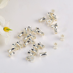 Perles en forme de baril plaquées or Lisheng Jewelry, 6x4mm, ovales, pour la création de bijoux DIY, bracelets et colliers. - Product Image 4