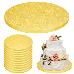 Toptan dikdörtgen alüminyum folyo gümüş kek davul kurulu kağıt kek tabanı için noel festivali tatlı sıcak satış kek Disk