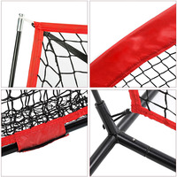 Filet d'entraînement de baseball et softball 7x7 pieds, portable, pour frappe et battement, avec sac de transport, cadre métallique, maille en polyester, personnalisable