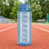 Bouteille d'eau sport OEM ODM 650 ml en Tritan sans BPA, givrée, à large ouverture, pour la gym, le fitness, les voyages en extérieur