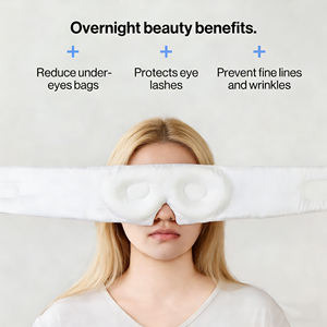 Masque <span class=keywords><strong>de</strong></span> sommeil 3D en fibre <span class=keywords><strong>de</strong></span> bambou <span class=keywords><strong>pour</strong></span> le travail à postes décalqués, les siestes <span class=keywords><strong>de</strong></span> jour et <span class=keywords><strong>la</strong></span> méditation – Vente directe usine OEM - Product Image 5