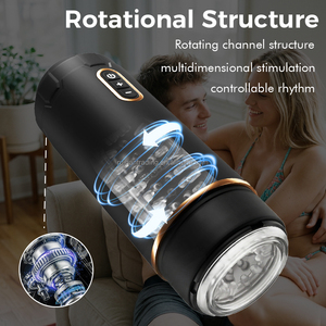 Masturbadores Silenciosos de Marca Privada, <span class=keywords><strong>Masturbador</strong></span> <span class=keywords><strong>Masculino</strong></span> Telescópico Giratorio con Función Automática de Baño de Agua - Product Image 4