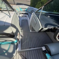 2013Nautique 210 Plate-forme de bain Cockpit Bateau EVA Faux Mousse Teck Tapis de Sol Seadek MarineMat Gatorstep Style Auto-Adhésif