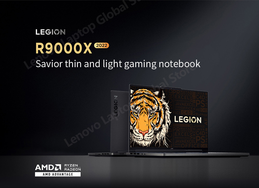 Lenovo Legion R9000X 2022 Gaming Laptop with AMD R7 6800H, RX6600S
