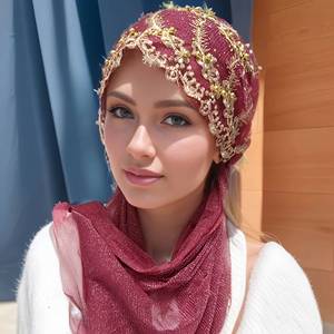 Nuevo pañuelo elástico con diseño de rosas, elegante turbante africano, diadema floral, sombrero étnico para mujer - Product Image 4