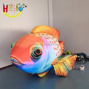 โมเดลเป่าลมขนาดใหญ่รูปกา<span class=keywords><strong>ร์</strong></span>ตูนปลา KOI ขนาดใหญ่สำหรับตกแต่งในห้างสรรพสินค้าขนาดใหญ่สิ่งมีชีวิตในทะเล - Product Image 3