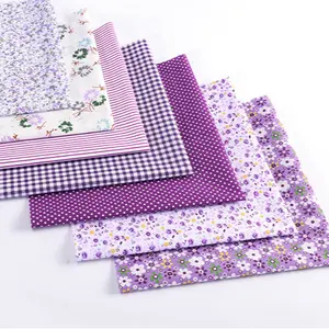Custom various styles 100% Cotton Digital Printed precut Fabric For DIY handmade