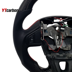 <span class=keywords><strong>Volant</strong></span> de course personnalisé en fibre de carbone véritable YTcarbon pour Grand <span class=keywords><strong>Scenic</strong></span> MK3 09-16, accessoires intérieurs de voiture, pièces automobiles - Product Image 2