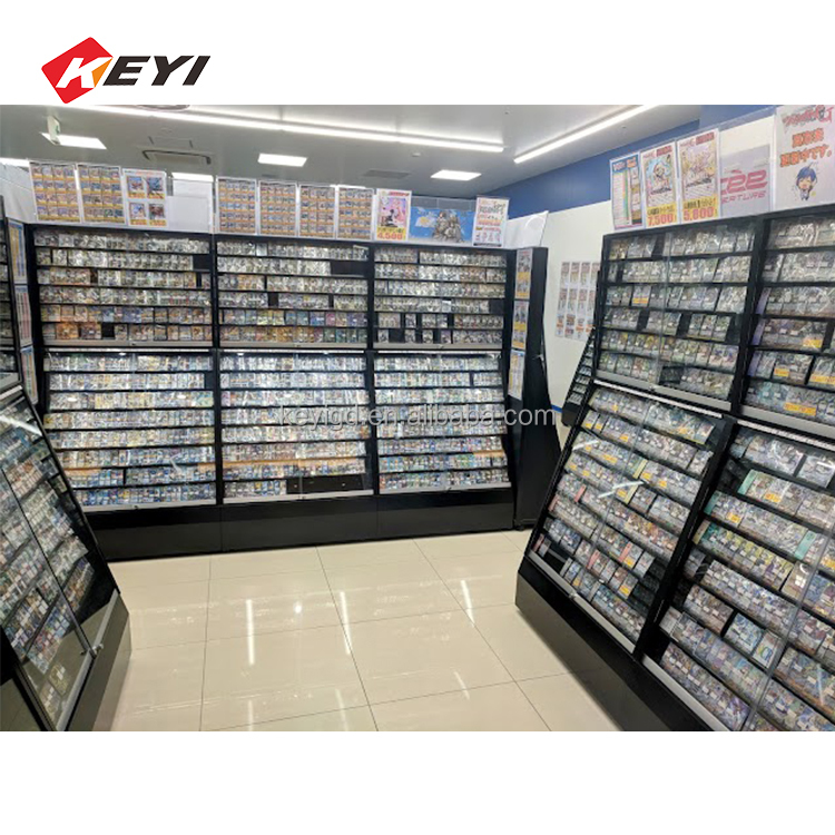 card store display case Kaapai® TradeVault Lockable Trading 34” x 22” and collectibles Black 24 in. x 31