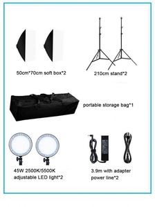 Professional Photo Studio Photography Lighting Kits Soft Box Set - Product Image 3