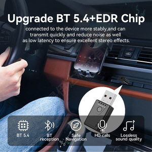Adaptador USB BT 5.4, Transmisor Receptor Dongle Inalámbrico, Adaptador <span class=keywords><strong>de</strong></span> Audio USB 5.3 para Computadora, PC, Laptop - Product Image 2