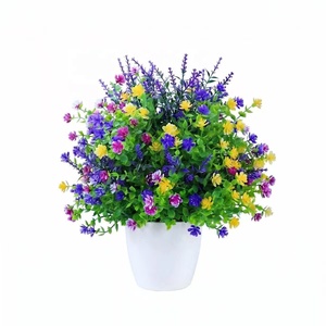 Plantes décoratives artificielles : Souci, <span class=keywords><strong>Eucalyptus</strong></span>, Breathe China, Breathe Topiary, Tiges résistantes, Fleurs blanches - Product Image 2