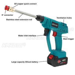 800W Wireless High Pressure <b>Car</b> Wash Water Gun 30BAR Portable High Pressure <b>Washer</b> <b>Car</b> Washing Machine Auto Variable Speed Motor - Product Image 2