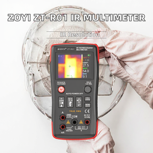 ZOYI ZT-R01 กล้องถ่ายภาพความร้อน 2-in-1 แบบพกพา HD มัลติมิเตอร์ดิจิตอลระดับมืออาชีพ กล้องอินฟราเรด 4 สี ความละเอียด 320x240 สำหรับ - Product Image 2