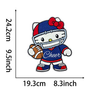 Parche <span class=keywords><strong>de</strong></span> tela grande bordado para <span class=keywords><strong>toalla</strong></span>, parche <span class=keywords><strong>de</strong></span> tela bordado con personaje <span class=keywords><strong>de</strong></span> gato <span class=keywords><strong>de</strong></span> dibujos animados, parche <span class=keywords><strong>de</strong></span> tela bordado <span class=keywords><strong>de</strong></span> chenilla - Product Image 6