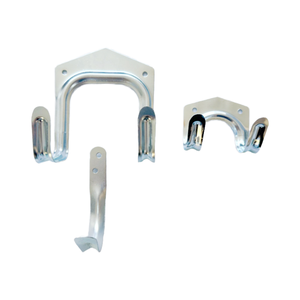 Bền Thép Không Gỉ Treo Tường Móc Nhà Để Xe Trang Trại Ống Nước Công Cụ Đổ Kim Loại Móc Duy Nhất Đôi Lớn Nhỏ Móc - Product Image 4