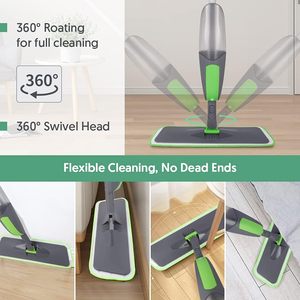 Vente en gros : Balai serpillère moderne en microfibre avec manche télescopique en acier, haute durabilité pour le nettoyage des sols et l'entretien de l'eau - Product Image 6