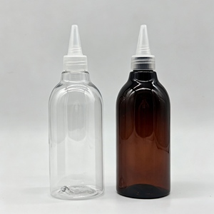 Bouteille vide en PET en gros pour cosmétiques avec bouchon pompe pour gel douche, shampoing, emballage de soins de la peau 300 ml - Product Image 1