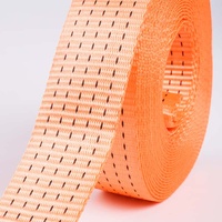 Sangle d'arrimage de cargaison en PE personnalisée de 2 pouces avec crochet double-J, sangle d'arrimage à cliquet de 5 tonnes