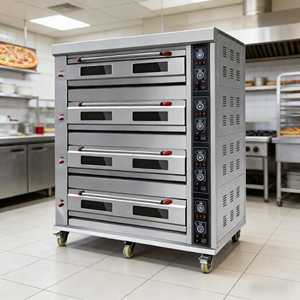 เตาอบเบเกอรี่อเนกประสงค์ 416Q สำหรับอบเค้ก ขนมปัง <span class=keywords><strong>พิซซ่า</strong></span> ใช้แก๊สและไฟฟ้า - Product Image 1