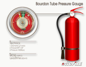 <span class=keywords><strong>Manomètre</strong></span> à tube de Bourdon pour <span class=keywords><strong>extincteur</strong></span> Okefire - Product Image 5