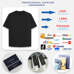 T-shirt Personalizzata in <span class=keywords><strong>Cotone</strong></span> 170gsm Oversize con Stampa DTG, Maglietta Neutra con Logo per <span class=keywords><strong>Donna</strong></span>, Personalizza la Tua Marca - Product Image 4