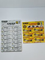 Tubes en aluminium emballés sur mesure contenant de la colle liquide 502 pour la liaison des métaux et autres matériaux.