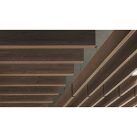 Baffles acoustiques modernes en fibre de polyester U Tech de 12 mm avec un NRC élevé de 0,8 pour la décoration des plafonds des écoles et des hôtels