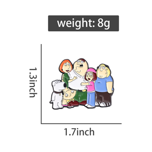 Épingles en émail personnalisées de dessin animé mignon, personnages de bandes dessinées et de films animés, broches, vêtements, sac à dos, chapeau, bijoux, badge de revers - Product Image 6