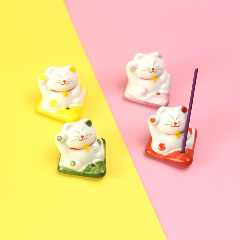 Bâton d'encens chat couleur aléatoire