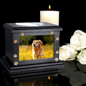 Urna ecológica y biodegradable de madera para cenizas de mascotas, caja conmemorativa para la <span class=keywords><strong>muerte</strong></span> de <span class=keywords><strong>un</strong></span> animal, para entierro o conservación. - Product Image 4