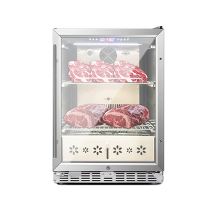 NE-341 Meilleur <span class=keywords><strong>prix</strong></span> pour réfrigérateur à vin et à viande miniature en acier inoxydable à contrôle numérique de la température pour hôtel commercial avec porte en verre - Product Image 2