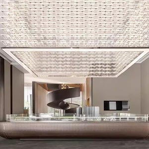 Lámpara colgante de techo de proyecto grande, candelabros personalizados no estándar, luces colgantes para Proyecto de Villa, vestíbulo de hotel - Product Image 3