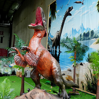 LT-4-101 Dino Tema Parkı Animatronik Raptor Velociraptor Dinozor Robotu Dinozor Müzesi için