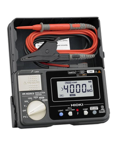Medidor de Aislamiento Hioki IR4053, Mide la Resistencia de Paneles Fotovoltaicos con 5 Rangos de Medición, Voltaje de Prueba de 1 KV (Precisión de 0.01% + 1) - Product Image 1